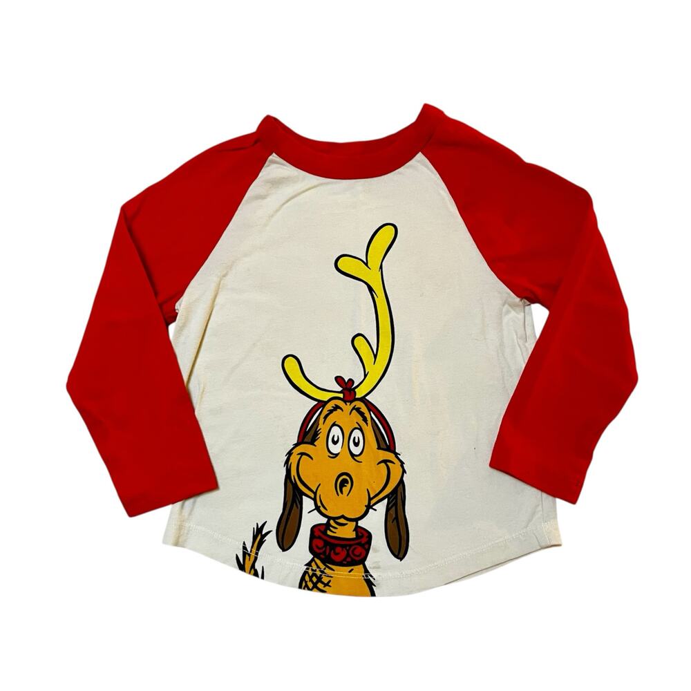 Hanna Andersson Grinch Raglan Shirt Size 4